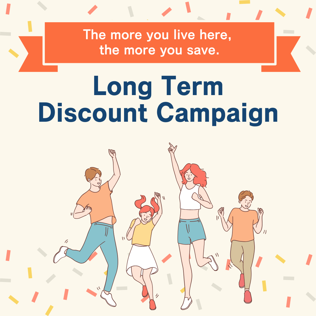 Free Rent Promotion for long-term tenants  more than 6 months